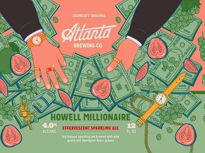 Beer Label atlanta beer label brand brand identity design branding design designer illustration illustrator