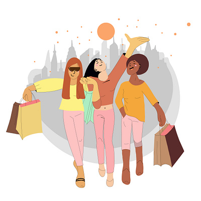 Shopping girls friendship girlfriend girls opportunities sale shopping womans activities women