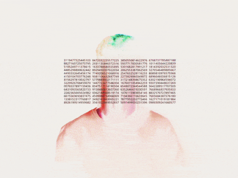 Glitch Edit - Portrait branding design graphic design illustration logo minimal portfolio typography ui webgl