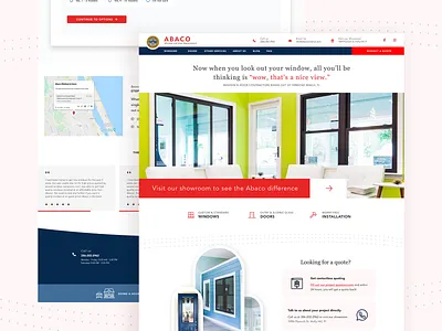 Windows and Doors Remodeling Company Website construction design doors form home redesign remodel ui ux website windows wordpress