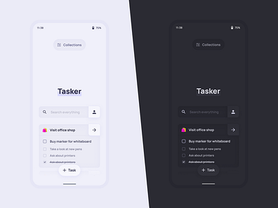 Task planner app dart design flutter mobile package ui