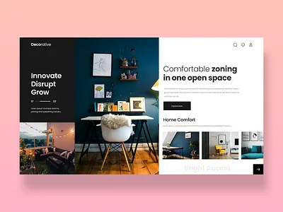 Decorative Web Design app design icon typography ui ux