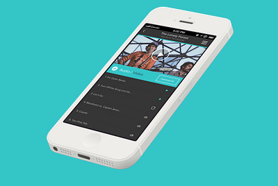 Lively for iOS branding design home home page ios iphone landing page lively logo mobile music ui