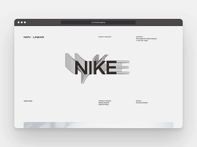 Still working on the Non-Linear Website...😅 animation design layout typography ui ux web website