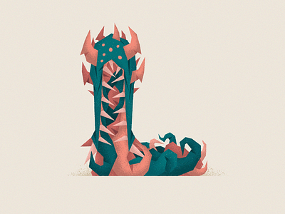 Monstography - L 36daysoftype character design font illustration minimal type typeface typography vector