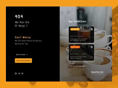 Daily UI Challenge #8 - 404 Page 404 app design page ui user interface ux web