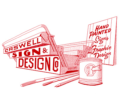 Caswell Sign & Design Co. Illustration illustration