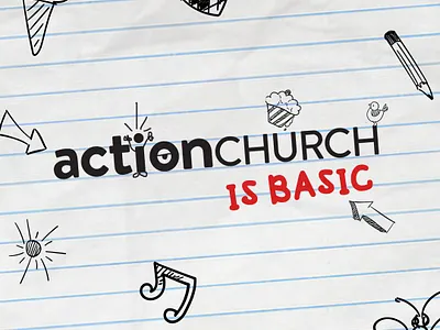 BASIC church church series flat illustration series sermon