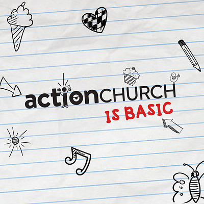 BASIC church church series flat illustration series sermon