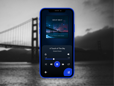 Daily UI 009 – Music Player 009 dailyui dailyui009 dailyuichallenge iphone mobile music music player ui ui design ux