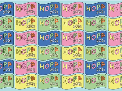 Hopp 2021 illustrations branding color design graphic design icon illustration logotype