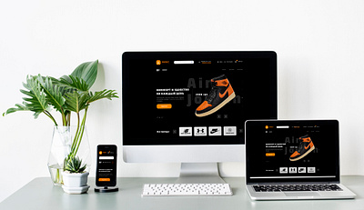 Оnline store of sports shoes design ui ux