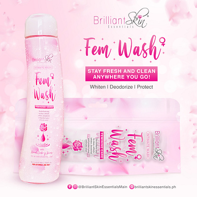 Social Media Advertisement for Brilliant Skin Essentials inc. creative and design