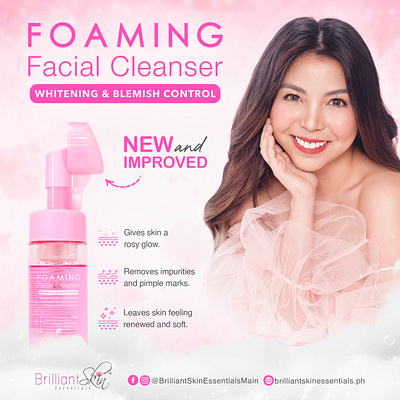 Social Media Advertisement for Brilliant Skin Essentials inc. creative and design