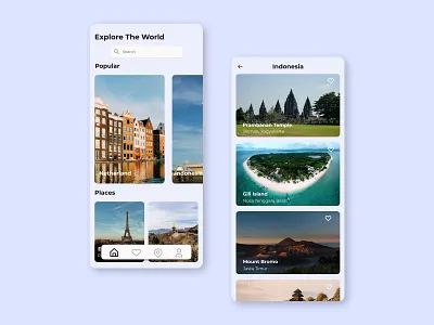 Travel Mobile App app design mobile travel travelmobile ui uiux ux