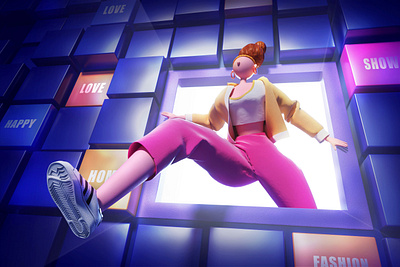 Break through 3d
