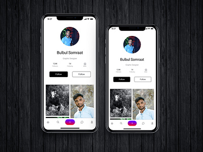 User Profile Ui Design for mobile | Ui Design for Mobile app designer bulbulsomraat creative design design finevector ui designer uisomraat userprofile userprofiledesign uxui