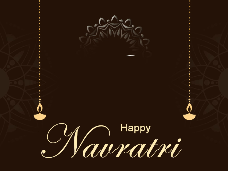 Navratri design illustration vector