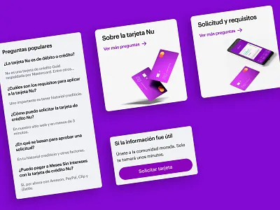 Nu UI components component fintech nu nubank product design ui