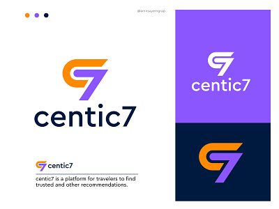 centic7 abstract best logo mark brand identity branding design flat freelancer graphic design hire logo designer illustration logo logo agency logo mark minimul modern logo monogram morden professional logo travel
