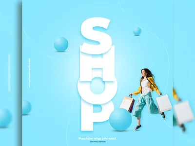 Social Media Post banner flyer graphic design poster shop shopping design post social media design squire banner