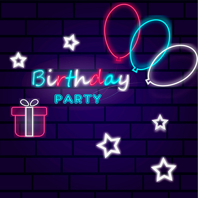 Neon banner adobe illustratore artist artwork design draw graphic design illustration neon neon art neon banner neon desig neonlights neont art work