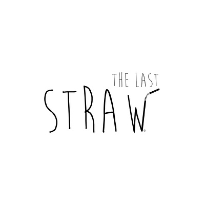 The Last Straw #2 branding clean graphic design logo minimal simplistic straw