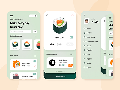 Food App Design application branding clean colours creative design fiama flat food icon illustration logo minimal mobile ui userexperience userinterface ux ux design vector