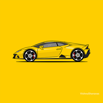 lamborghini car illustration lamborghini minimal vector