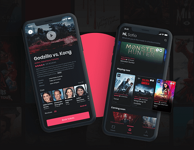 Movie ticketing application case study branding case study graphic design logo mobile ui