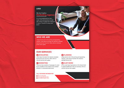 Corporate Flyer template working