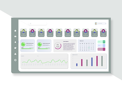 Dashbord UI clean creative dashboard design graphic design landing page ui design ux design xd xd design