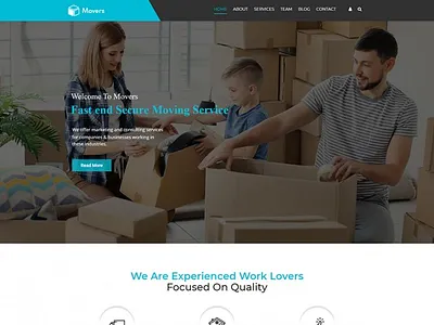 Movers and Packers WordPress Theme movers packers relocation tranportation wordpress theme