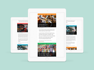 Blog blog blog design blog post dailyui denver editorial editorial layout events food layout layout design ui ui design user interface design web web design writing