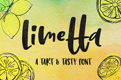 Limetta: a fun handwritten font