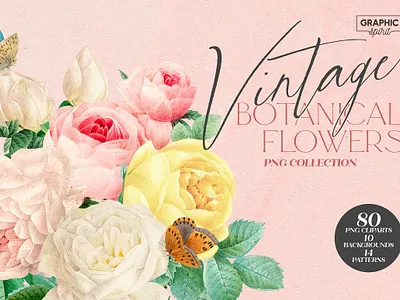 Aesthetic Vintage Flower PNG Clipart aesthetic bouquet clipart design effect floral flower graphic design illustration logo overlays photo photoshop pink png red rose textures vintage watercolor