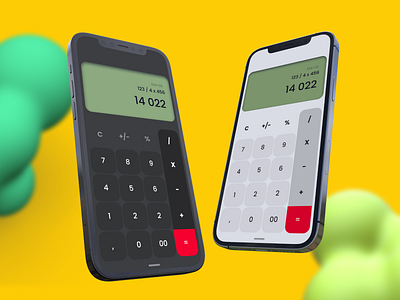 Calculator | Daily Design 3d android app branding clean daily design dailyui design flat graphic design hackedown illustration ios iphone minimal mobile sketch ui vector web