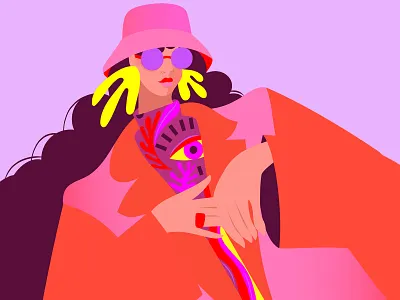 Cool and sophisticated - Fashion Illustration commercial illustration digital illustration digitaldrawing editorial illustration fashion illustration freelance illustrator illustration illustrator packagingdesign vector vectorgraphics woman