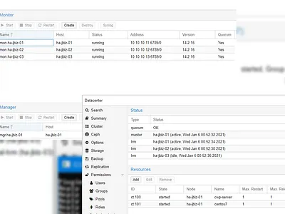 Proxmox VE Ceph Cluster