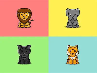 CUTE ANIMALS abstract abstractlogo animals behance cute cuteanimals cutelogo design dribble icon logoawesome logoroom logos logoshift modern