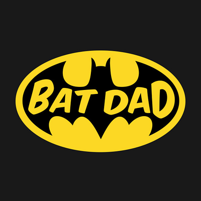 BatDad T-Shirt Design adobe illustrator design graphic design illustration logo print design superhero t shirt t shirt design typography vector