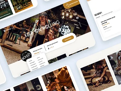 BoulesBitesBar branding graphic design logo ui ux