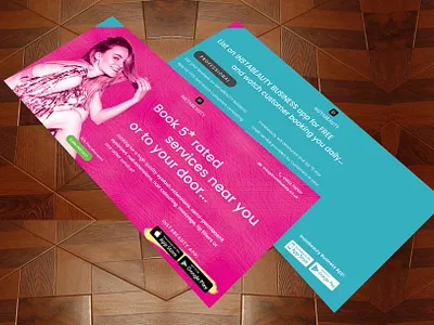 Beauty Salon Flyer Design a4 advertisement beauty beauty salon beauty salon flyer corporate branding creative flyer flyer design flyer template graphic design leaflet minimal mobile beauty service ogmaconceptions professional flyer salon simple template