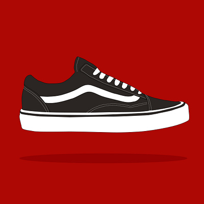 VANS design illustration shoe vans vector