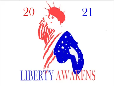 Liberty Awakens design illustration typography