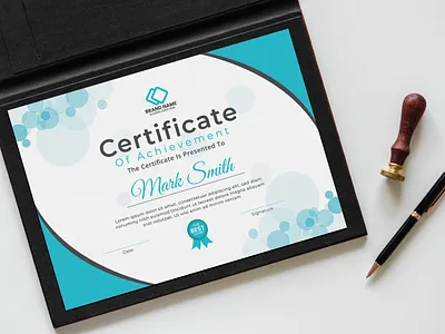 Certificate certificate graphic design