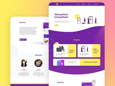 GAWAI Website branding company profile design ui ux website