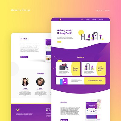 GAWAI Website branding company profile design ui ux website