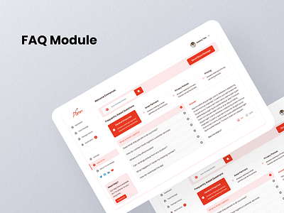 Frequently Asked Questions user interface design web webapp