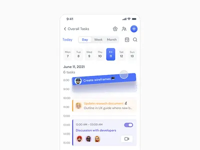 Task Manager Mobile - Figma UI kit calendar dashboard design figma planner roadmap schedule task management task manager task tracker team teamwork timeline todo todo list tracker trello ui ui kit ux